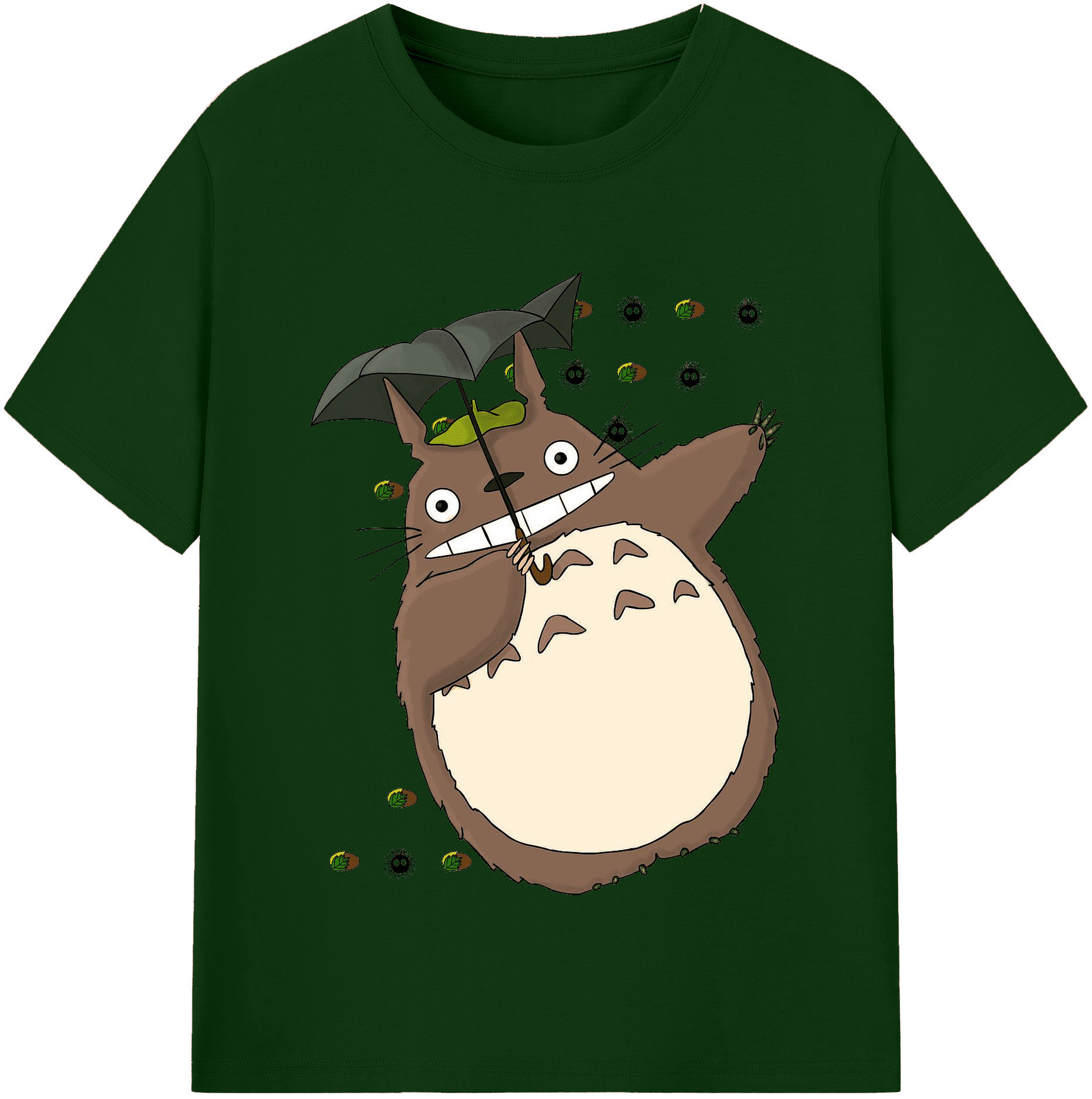 （画像用） となりのトトロ 草壁メイ 草壁サツキ My Neighbor Totoro Satsuki Kusakabe Mei Kusakabe 綿100％半袖Tシャツ（フロントプリント）